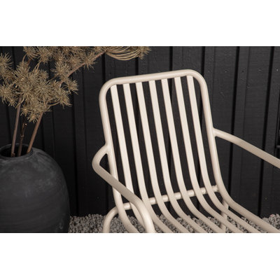 Peking Diningchair Aluminium - Beige / 55*60,5*87