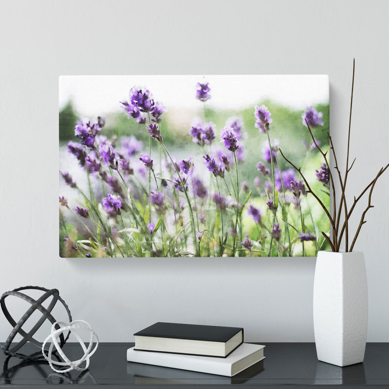 Lavender Vol.1 - Wrapped Canvas Painting, 50cm H x 76cm W x 3cm D