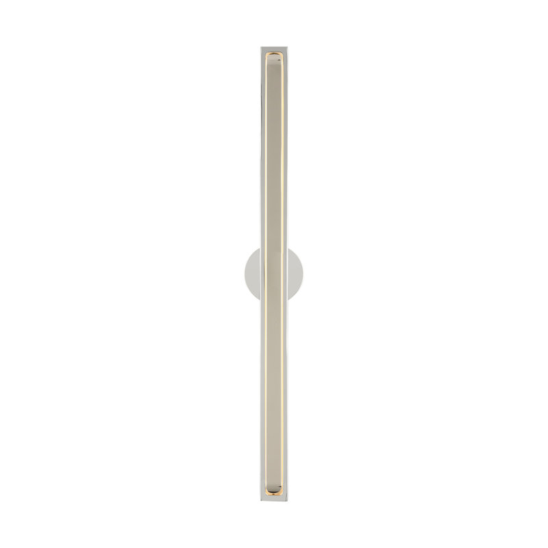 Bloccare 1 - Light LED Vanity Light, 23.9" H x 1.5" W x 1.4" D, Polished Nickel
