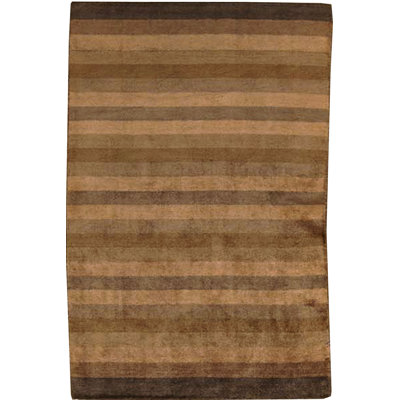 Tapis brun et beige de haute qualité noué à la main