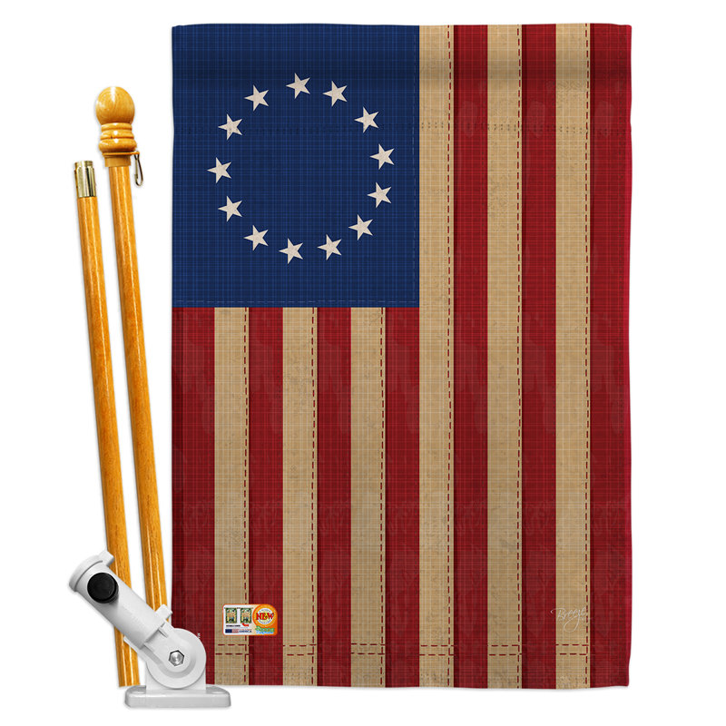 Ensemble de drapeaux en polyester 40 x 28 po Trinx