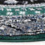 Tapis oriental vert / noir Djenabou-322895482