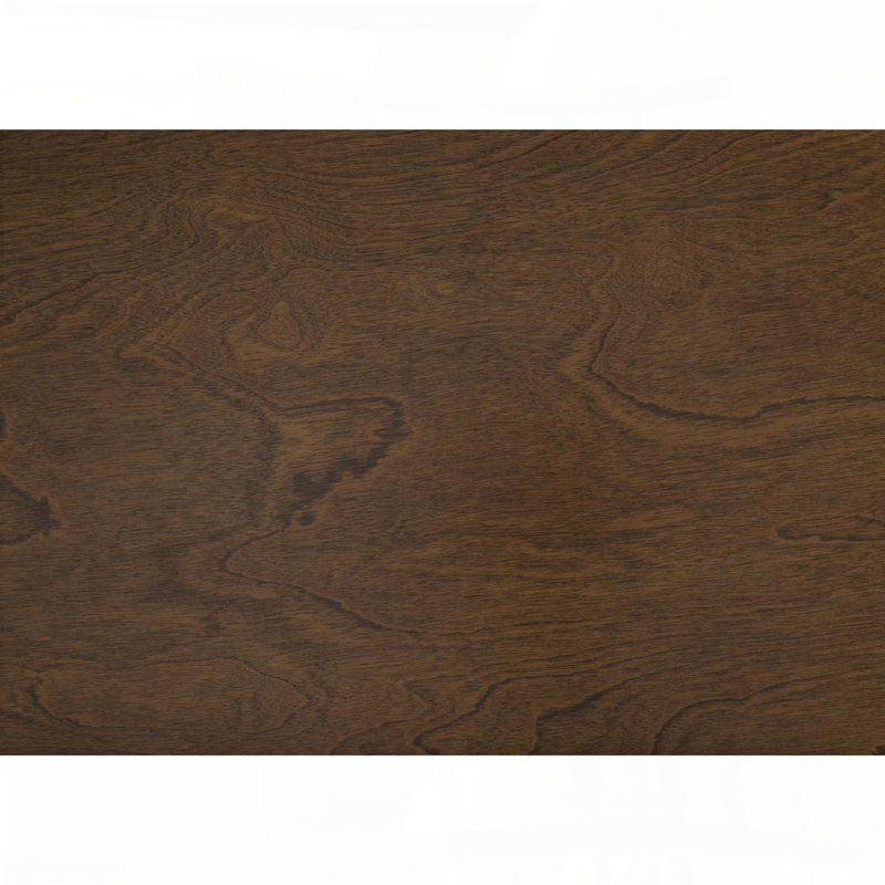 Contemporary Brown Finish Rectangular Dining Table