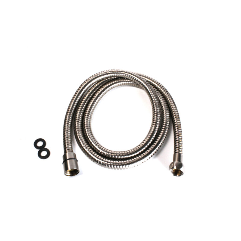 60" Reach Handheld Shower Hose, Satin Nickel