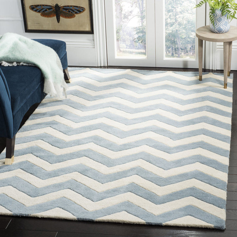 Tapis en laine touffeté à la main Teresita, Rectangle 6 pi x 9 pi