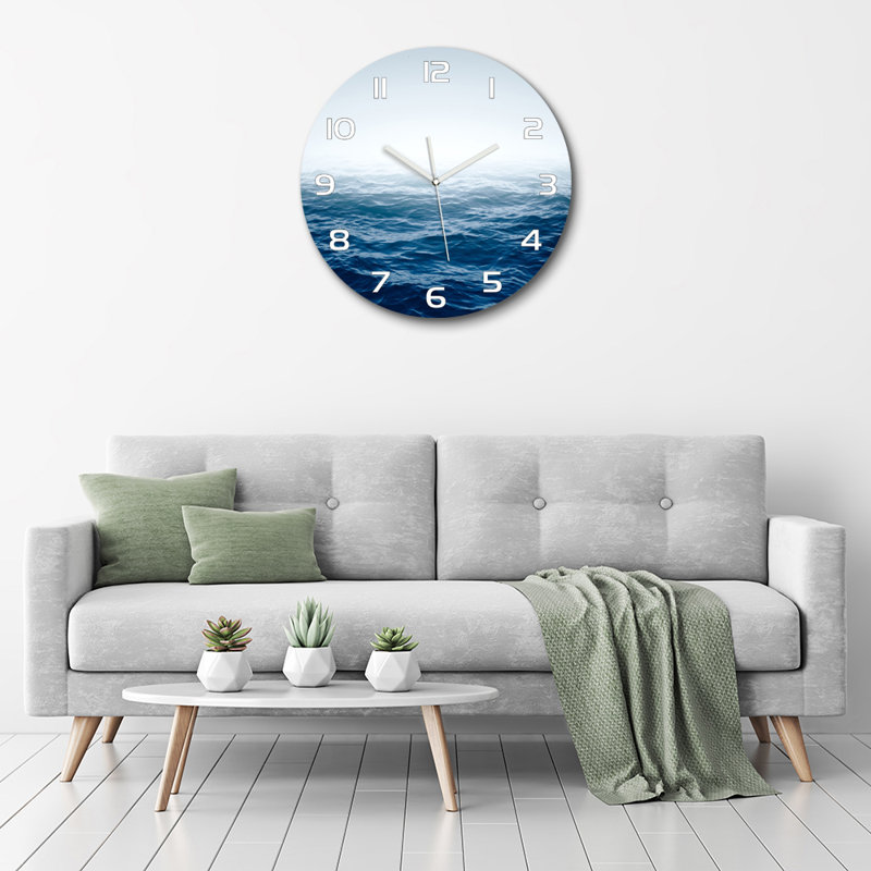 Josephine-Janet Glass Wall Clock