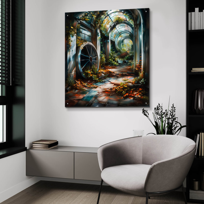 «Canopy Of Solitude», art mural en verre acrylique, H 36 po x l 36 po x P 0,2 po