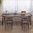 Nut-brown Rectangular Solid Wood Writing desk