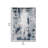 Nel 8 X 10 Large Area Rug, Machine Woven Abstract Design, Blue White