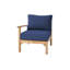 Huntington Teak Outdoor Left Arm Club Chair-186894325