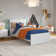 Francoise Solid Wood Low Profile Platform Bed with Matching Footboard