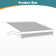 Patio Awning Fabric Replacement Sunshade Canopy for Retractable Awnings