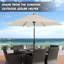 270cm Tilt Market Parasol