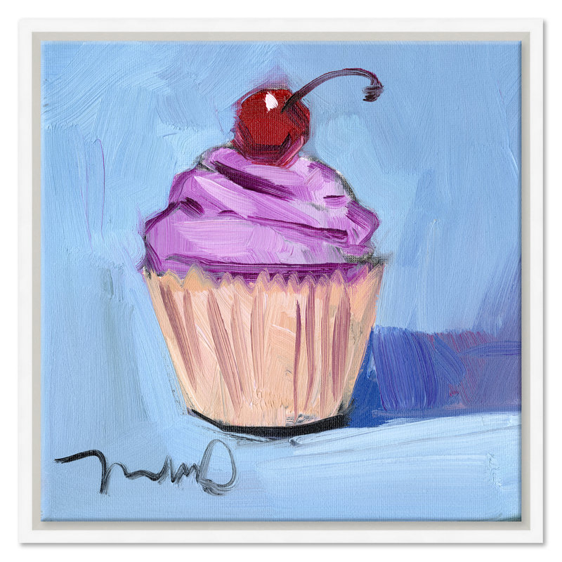 Strawberry Cupcake Print by Joseph Mota Soicher Marin