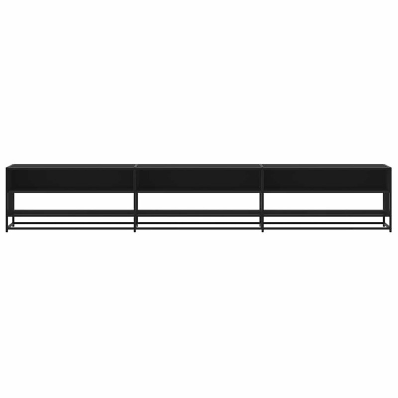 Unfinished TV Stand for TVs up to 88", Black