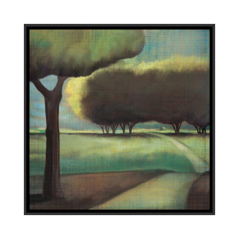 " Looking Back I " by Tandi Venter, 18" H x 18" W x 1.5" D, No Mat, Black Framed Canvas