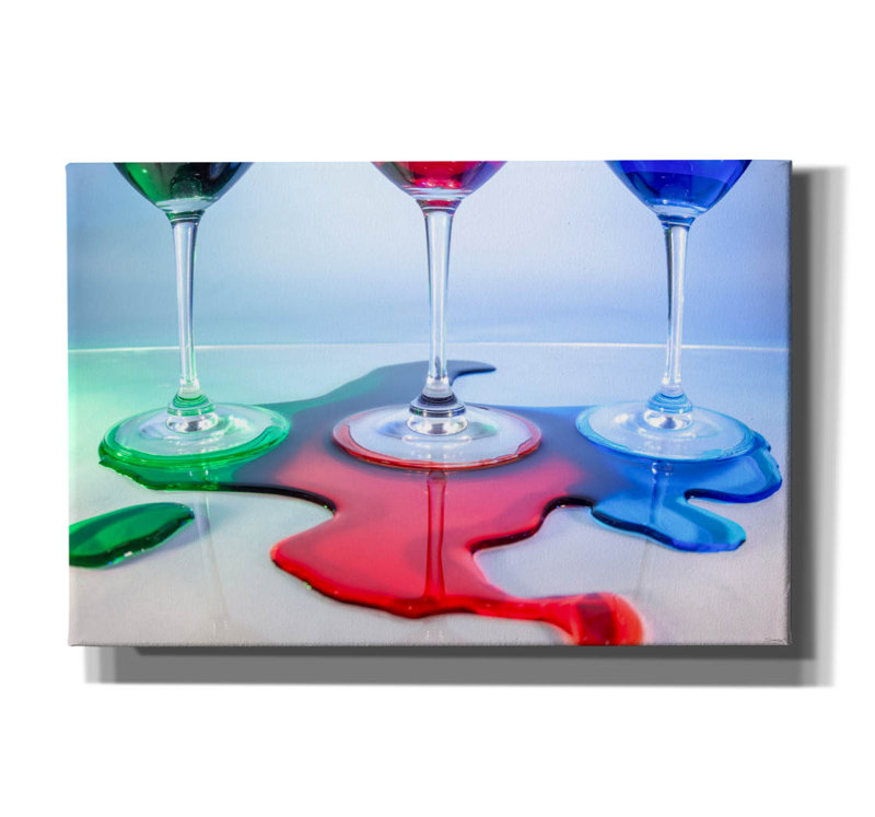 «Drink Splash 4» par Gordon Semmens, H 12 po x l 18 po x P 0,75 po