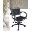 Fauteuil de bureau à accoudoirs avec revêtement, pour le salon.
