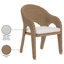 Chaise de patio d'extérieur en oléfine Seacrest-129907357