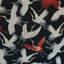 Japanese Crane Square Throw Pillow Cover-68775190