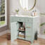 Meuble-lavabo 36 po avec lavabo en céramique, structure en bois massif, portes à fermeture en douceur-1244253590