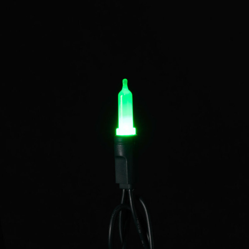 300'' String Lights, Frosted Green