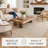 Remi Jute Striped Rug / Farmhouse Rugs for Bedroom and Living Room in Brown, White & Gray-1878693963