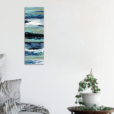 «Coastal Sea Foam III» par Silvia Vassileva, reproduction d'art panoramique