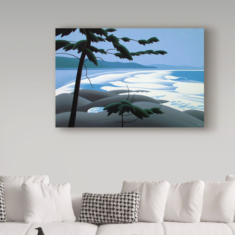 «Wickanninish» par Etelca, impression sur toile tendue, H 12 po x l 19 po x P 2 po