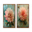 Ensemble de 2 pièces dahlia collage rose et bleu rétro Dahlia-429015811-429015819