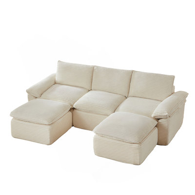 Modern Corduroy Cloud Sofa