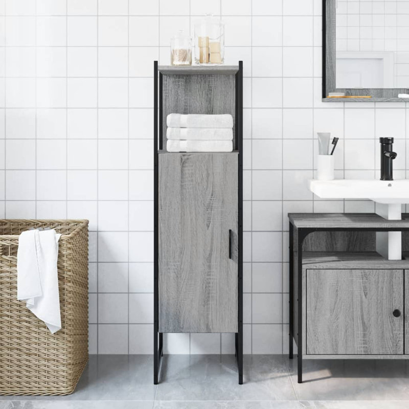 Glenhaven Bathroom Cabinet, Grey Sonoma