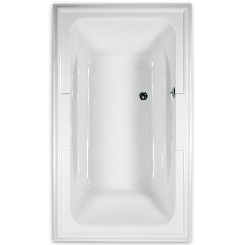 Baignoire de trempage encastrée 71,5 "x 41,75" Town Square, Blanc