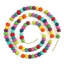 Hand Felted Wool Christmas Garland - Multicolor Balls - 6'