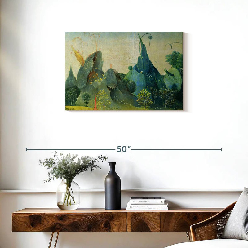 Kelan, le jardin des délices terrestres II, H 20 po x l 30 po