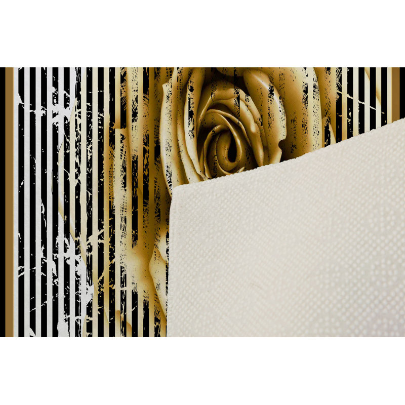 Soft Hall Carpet 2.6 x 4.9 Feet | 100% Polyester, 0.04 in Pile Height | Antibacterial, Non-Slip Underside | Woven with 3D Digital Printing | Machine Washable | Durable & Stylish for Entryways & Living Rooms