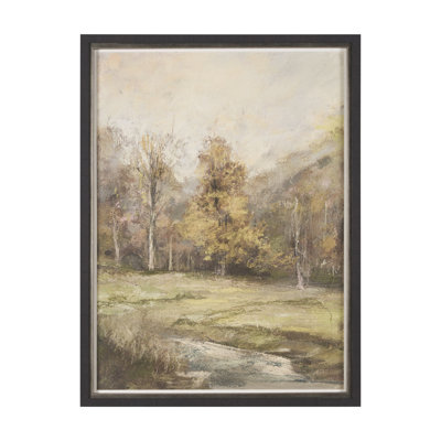 Old Style Landscape I Hand-Embellished Print