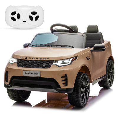 Licensed Land Rover Style 12V Kids Electric Ride-On Car - Dual Motors, Parental Remote, 3 Speeds, LED Lights, Music, Safe Gentle Start, Double Doors, 4.5Ah Battery