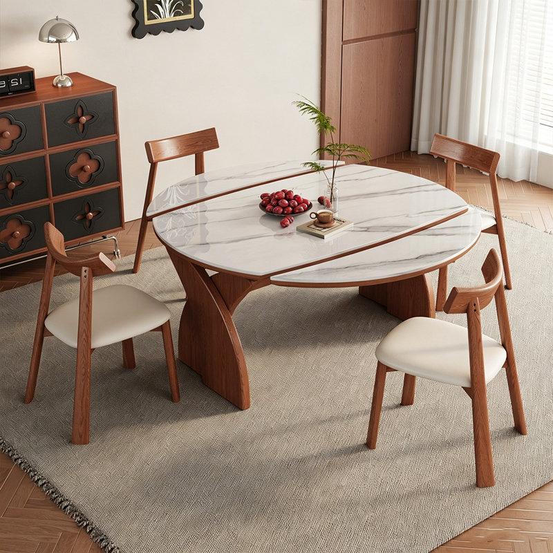 Table de salle à manger 29,53 "à l 47,24" Mid-Century, 29.52" H x 47.24" W x 29.52" D