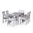 6 - Person Patio Dining Set with Rectangular Table