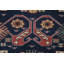 Élégant tapis turc bleu en laine de style oriental fait à la main 10 x 14 pi