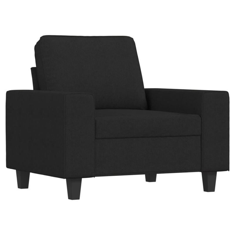 Ensemble de canapé 3 pièces Dayamar Designs en tissu gris foncé