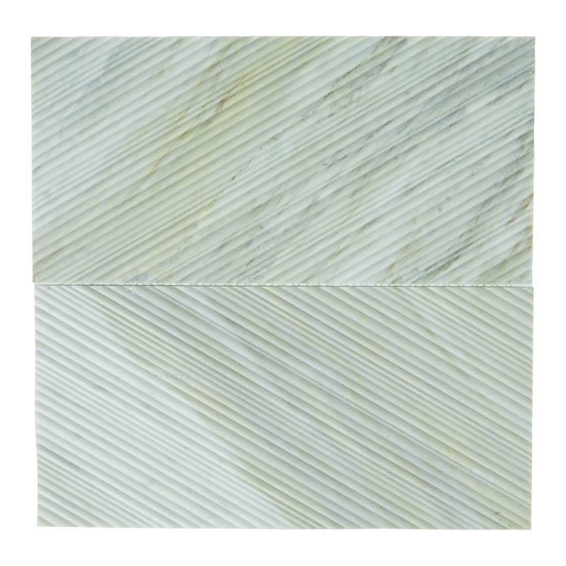 Pietra Divina Random Sized Natural Stone Mosaic Wall Tile, Beige/Green