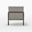 Fauteuil d'appoint en métal Ricci-839313763
