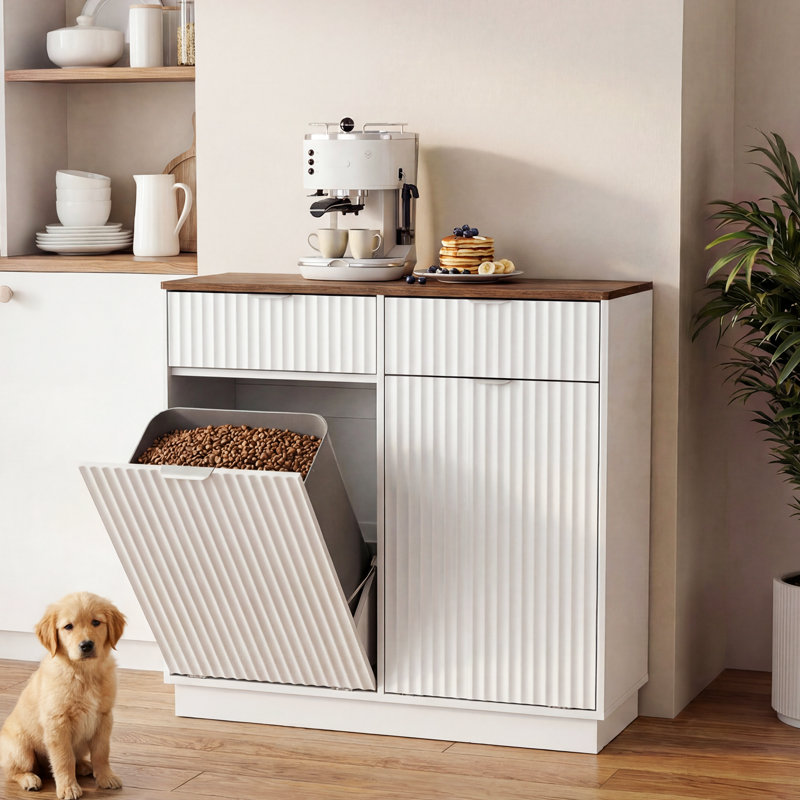 Meuble basculant pour cuisine/salle de bain, Blanc