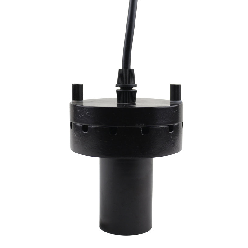 Abrina Single Bulb Pendant Lamp Base, Black