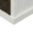 Rustic Storage Bench With 3 Removable Classic Rattan Basket , Entryway Bench Storage Bench With Removable Cushion (White)-1885331302
