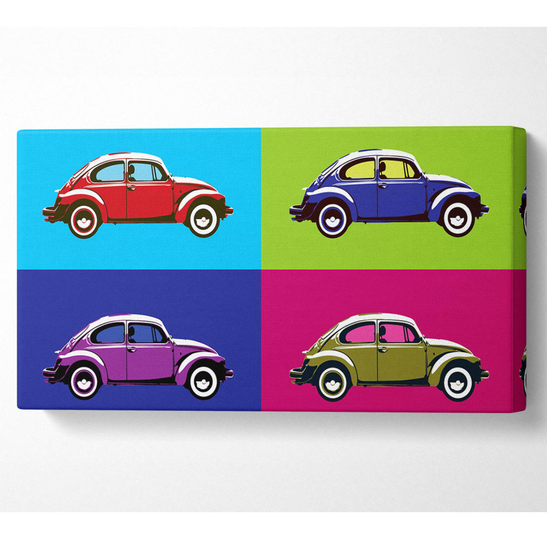 Azanae Beetle Pop Art - Kunstdrucke auf Leinwand