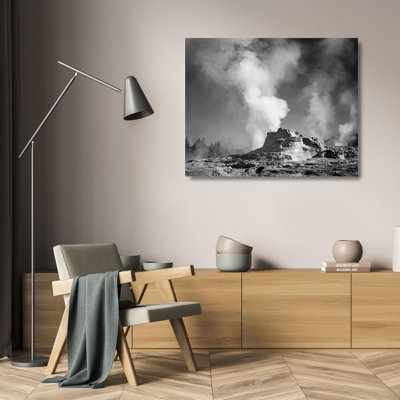  Adams, Ansel Gallery Wrapped Canvas Art Titled: Castle Geyser Cove, Yellowstone National Park, Wyoming, ca. 1941-1942