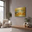 «Marsh Egrets VI Dark Sand» par Phyllis Adams, art mural en métal doré, 16 po x 12 po-133652338